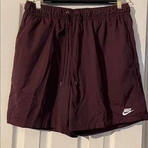 Nike Men's Burgundy Athletic Shorts